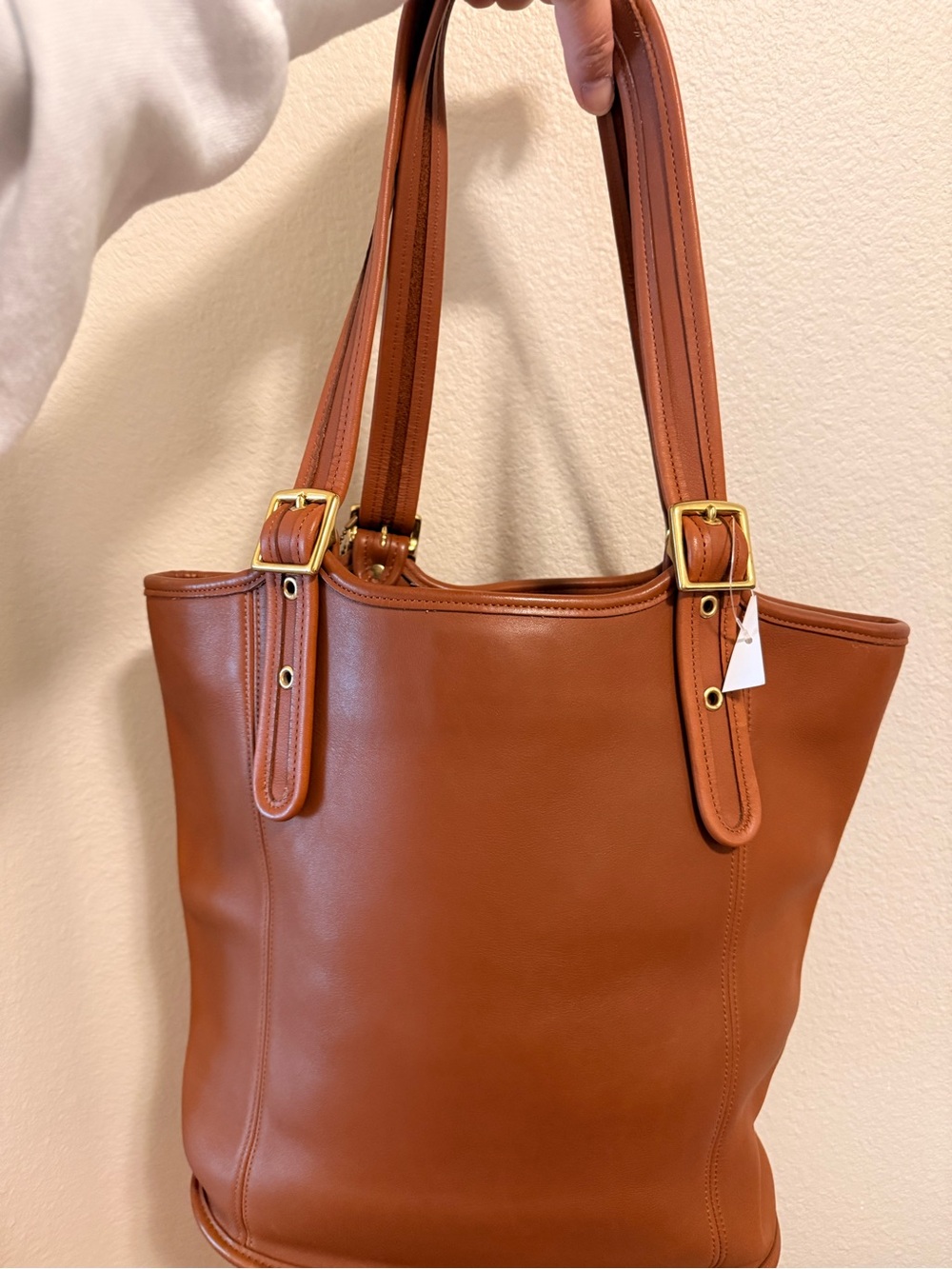 Coach Brown Leather Tote Bag - Picture 4 of 16